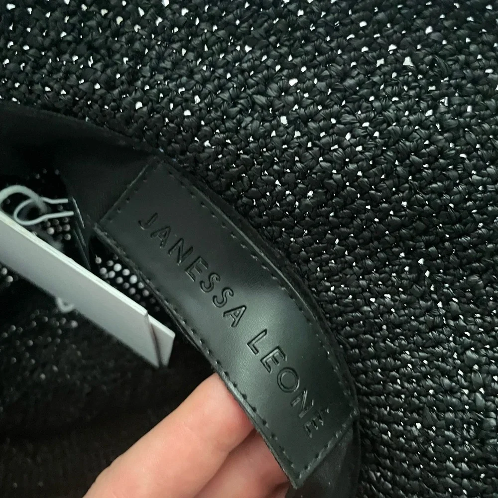 Janessa Leone Waverly Hat in Black - Picture 3 of 6